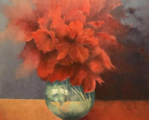 Vaas 2, olie op doek, 80x60 cm, €1350