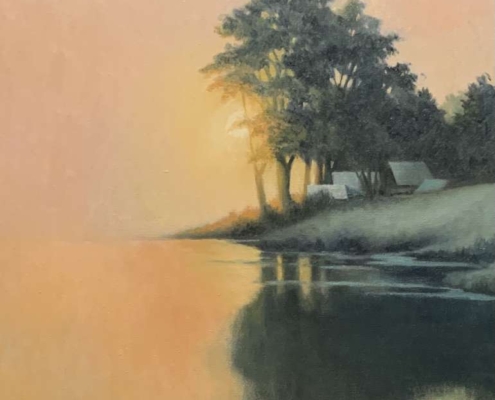 Zuiderzee, olie op doek, 80x60 cm, €1350