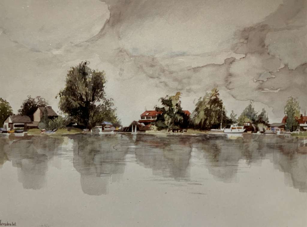 Gedetailleerde aquarel van Jeroen Coender